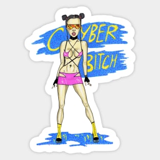 Cyber Bitch Sticker